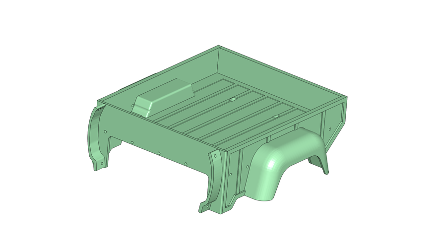 Mojave Hilux rear Body Trailfinder 2 TF2 RC4WD Scaler Crawler 3D Print 193351 Mojave Hilux rear Body Trailfinder 2 TF2 RC4WD Scaler Crawler 3D Print 193351