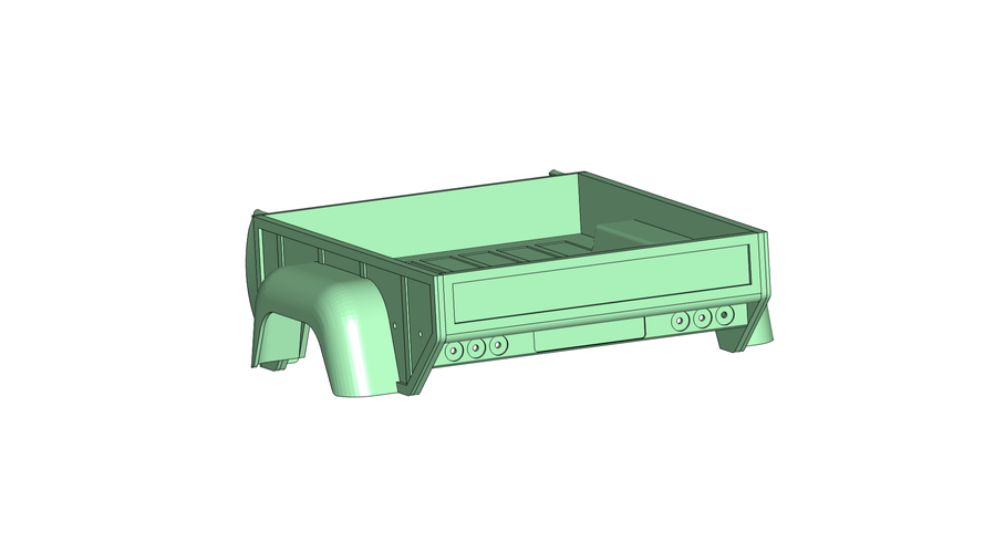 Mojave Hilux rear Body Trailfinder 2 TF2 RC4WD Scaler Crawler 3D Print 193352 Mojave Hilux rear Body Trailfinder 2 TF2 RC4WD Scaler Crawler 3D Print 193352