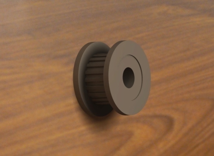 Timing Pulley 20T 3D Print 193434
