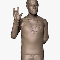 Small Spock Leonard Nimoy Sculpt Figurine 3D Printing 193469