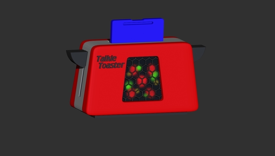 Talkie Toaster SD Card Holder 3D Print 193566
