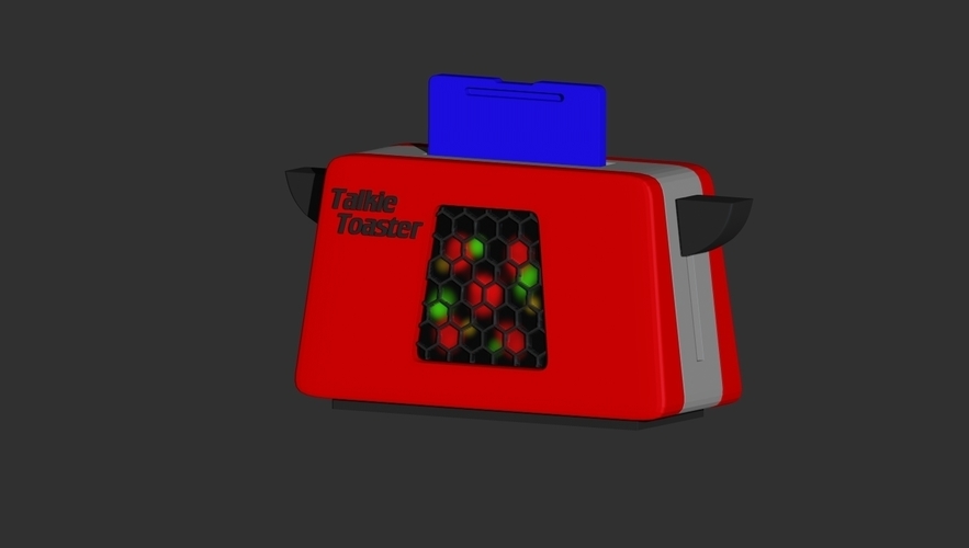 Talkie Toaster SD Card Holder 3D Print 193567