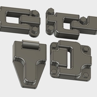 Small Door hinges for Traxxas TRX-4 body 3D Printing 193671