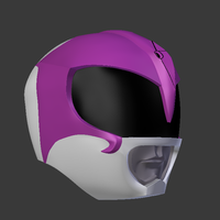 Small mighty morphin power rangers the movie pink ranger helmet 3D Printing 193715