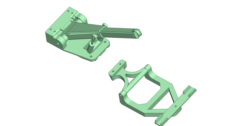 Cross-RC PG4 Wrecker / Abschlepper Mount Kit Trailer 3D Print 194267 Cross-RC PG4 Wrecker / Abschlepper Mount Kit Trailer 3D Print 194267