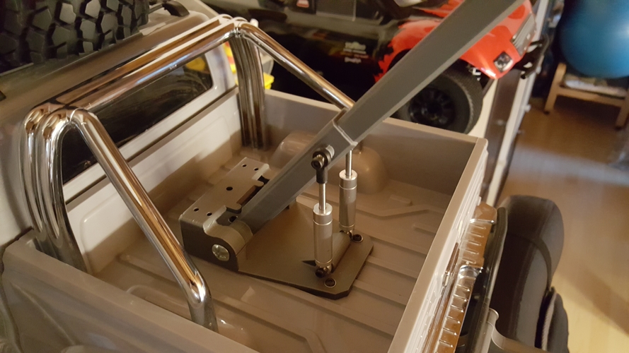 Cross-RC PG4 Wrecker / Abschlepper Mount Kit Trailer 3D Print 194284 Cross-RC PG4 Wrecker / Abschlepper Mount Kit Trailer 3D Print 194284
