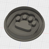 Small PUSHEEN PAW COOKIE CUTTER 3D Printing 194361