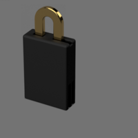 Small The puzzle lock 3D Printing 194429