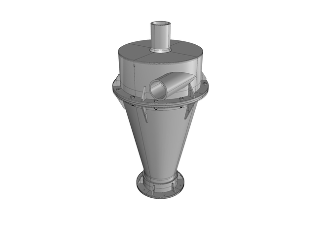 Cyclone vacuum 2" connection 3D Print 194751 Cyclone vacuum 2" connection 3D Print 194751