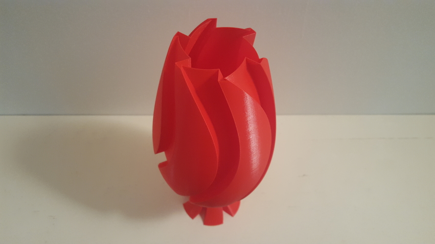 UpSideDown Classic Wave Vase 3D Print 194994
