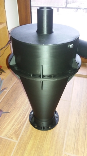 Cyclone vacuum 2" connection 3D Print 195066 Cyclone vacuum 2" connection 3D Print 195066