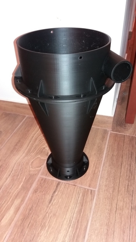 Cyclone vacuum 2" connection 3D Print 195068 Cyclone vacuum 2" connection 3D Print 195068