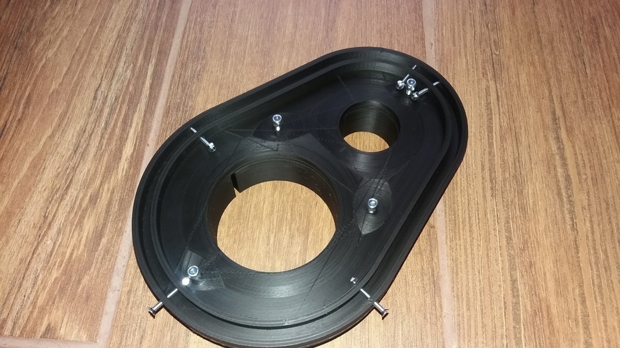 3D Print Router Vacuum Shoe 80mm router - 2" hose 3D Print 195074 3D Print Router Vacuum Shoe 80mm router - 2" hose 3D Print 195074