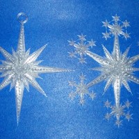 Small Star and Snowflake Star Ornament 3D Printing 19512