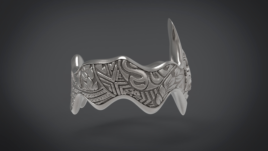 Tiki Ring 3D Print 195232 Tiki Ring 3D Print 195232