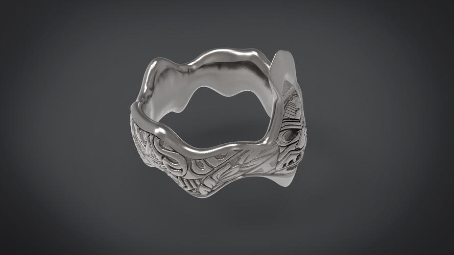 Tiki Ring 3D Print 195233 Tiki Ring 3D Print 195233