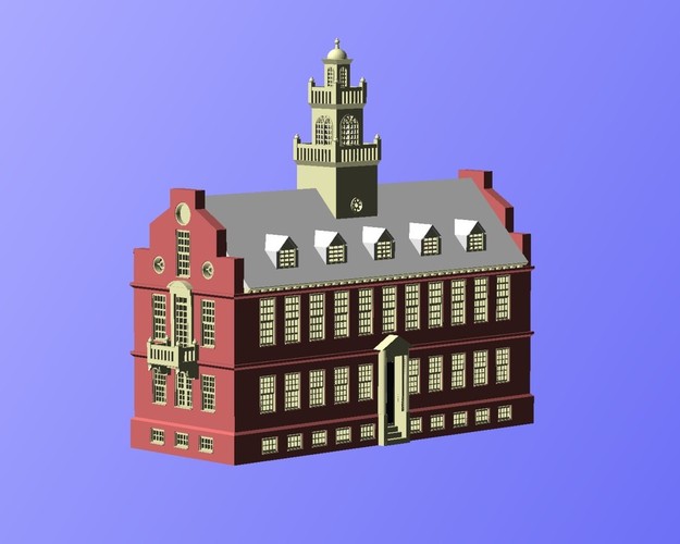 Old State House Boston 3D Print 19533