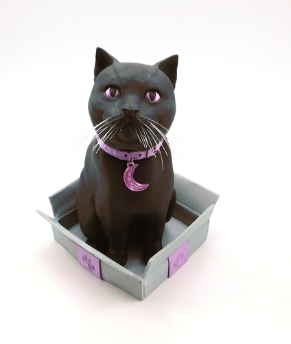 Schrodinky! Cat in a box Multi Part Single Extrusion 3D Print 195353