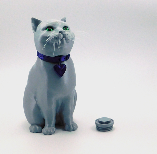 Schrodinky! Cat in a box Multi Part Single Extrusion 3D Print 195354