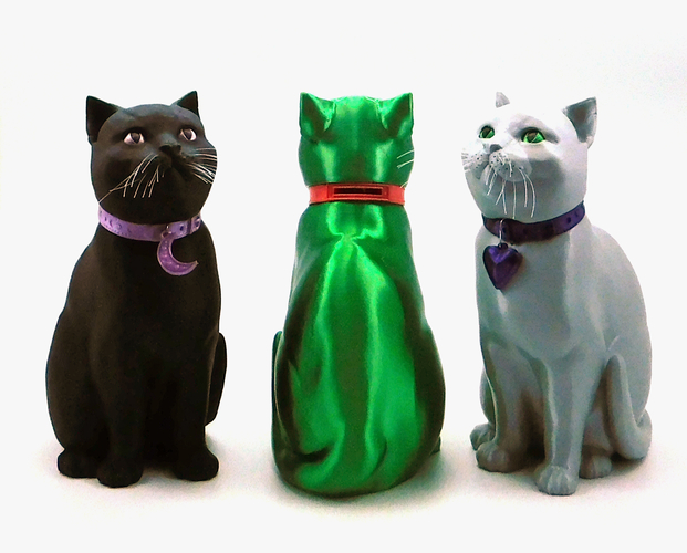 Schrodinky! Cat in a box Multi Part Single Extrusion 3D Print 195404