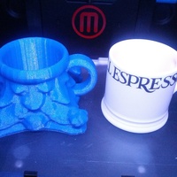 Small Column Espresso Cup 3D Printing 19544