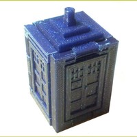 Small Foldable Tardis 3D Printing 19555