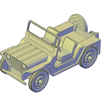Small Jeep  M151 Mutt 3D Printing 195580