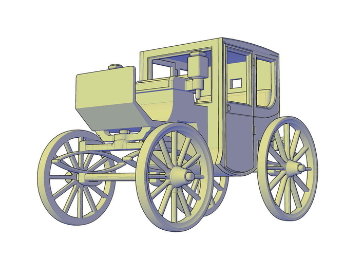 Brougham carriage 3D Print 195610