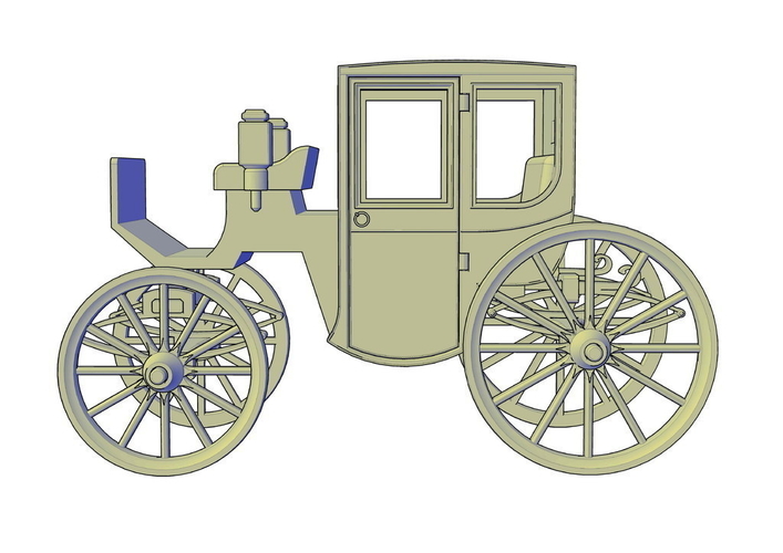 Brougham carriage 3D Print 195614