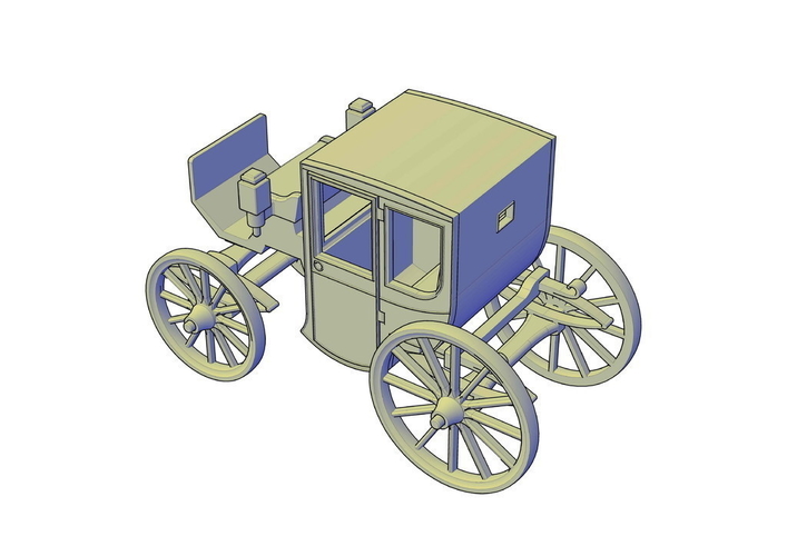 Brougham carriage 3D Print 195615