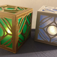 Small Jedi Holocron (light-up with an LED tealight!) 3D Printing 195705