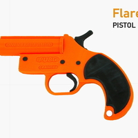 Small PUBG Flare Gun Prop 3D Printing 195821