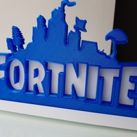 Small Solidback Fortnite Remix - With Base 3D Printing 195966