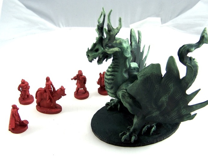 Forest Dragon 3D Print 1974