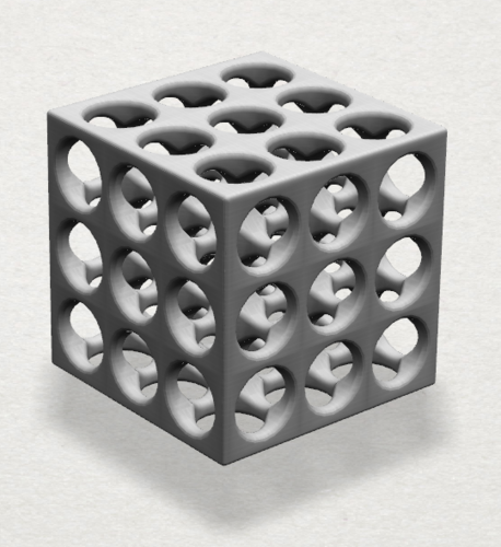 Necklaces -Magic Cube 3D Print 197424