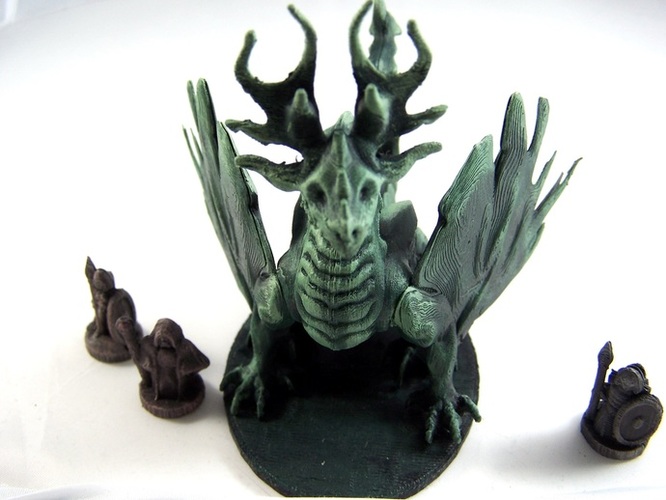 Forest Dragon 3D Print 1975