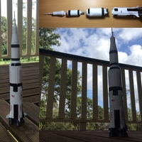 Small Saturn V (most stages)  3D Printing 197570