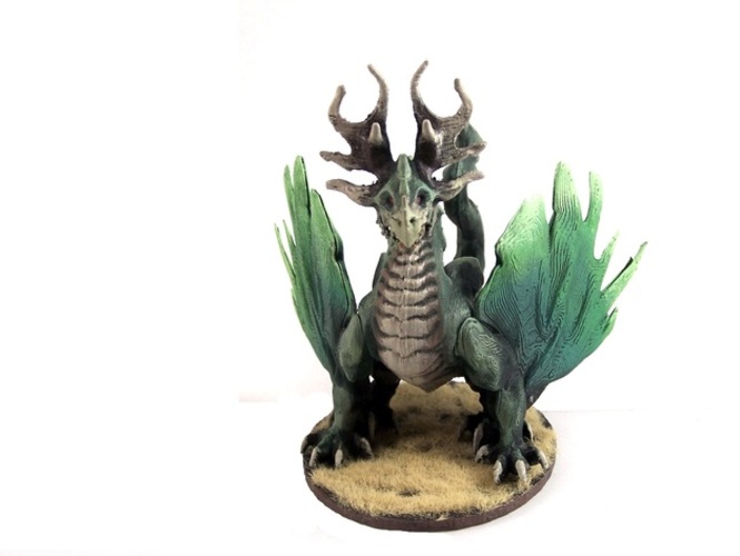 Forest Dragon 3D Print 1976