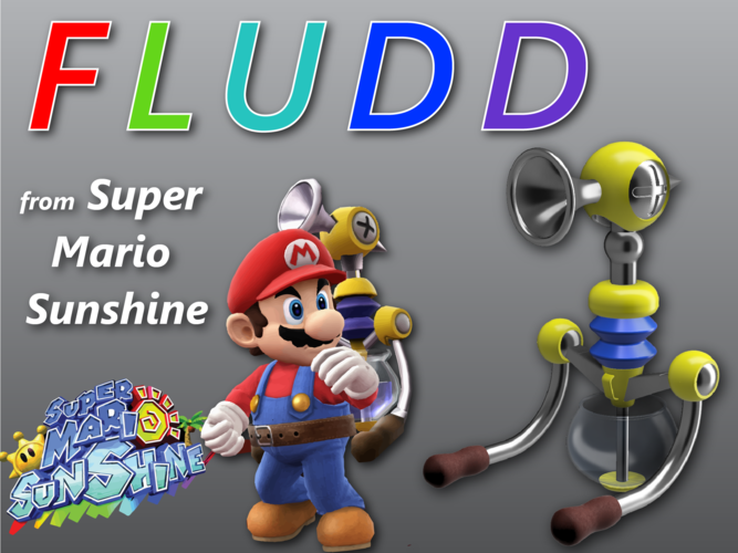 FLUDD - Super Mario Sunshine 3D Print 197737