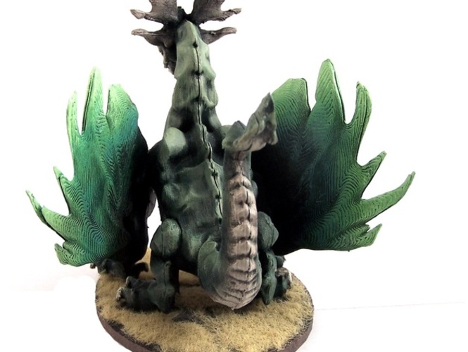 Forest Dragon 3D Print 1978