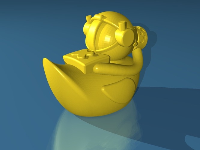 Gas Mask Duck 3D Print 19782