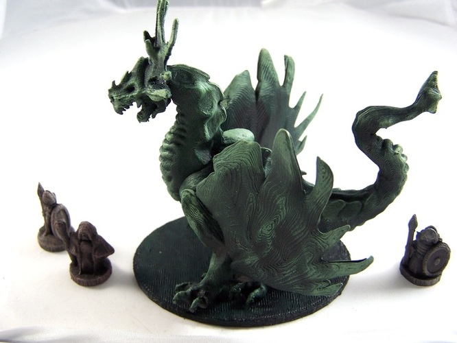 Forest Dragon 3D Print 1979