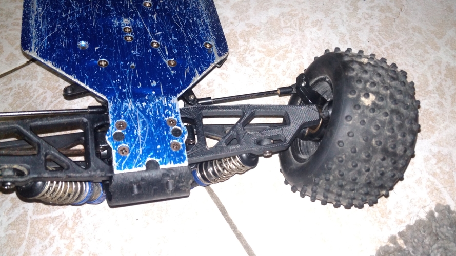 kyosho dbx 1/8 lower front suspension arm 3D Print 198051 kyosho dbx 1/8 lower front suspension arm 3D Print 198051