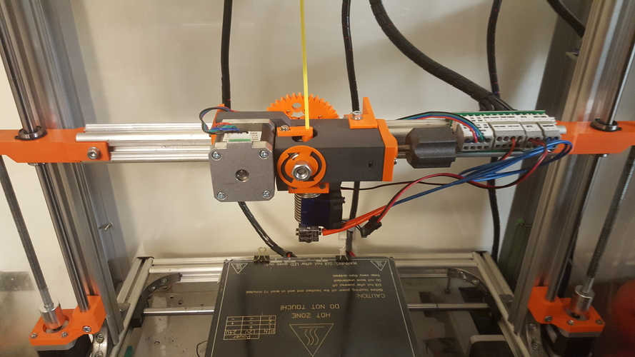 Geared Extruder using M8 extruder driver 3D Print 199008