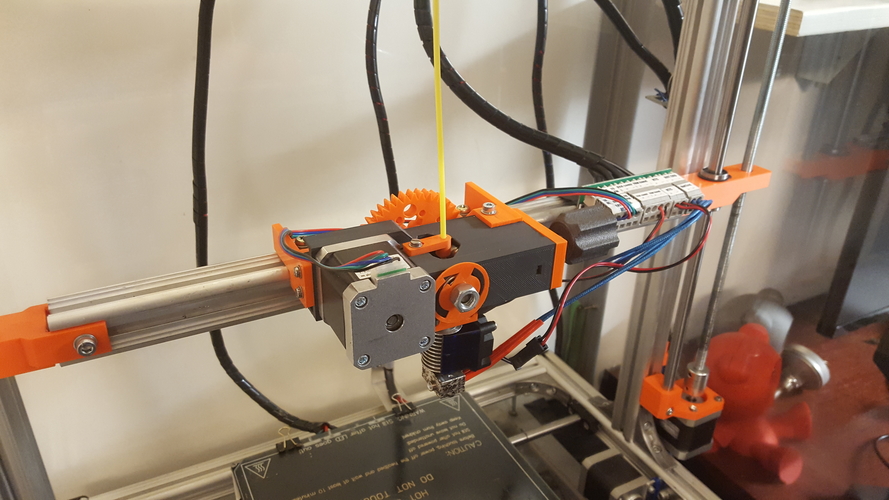 Geared Extruder using M8 extruder driver 3D Print 199011