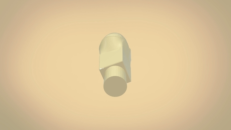 Digital Dental Quadrant Model with a Full Contour Crown 3D Print 199172 Digital Dental Quadrant Model with a Full Contour Crown 3D Print 199172