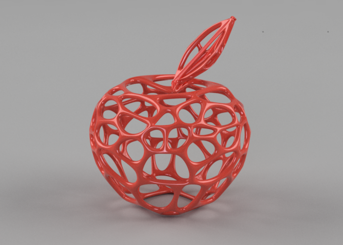 Voronoi Apple 3D Print 199213 Voronoi Apple 3D Print 199213