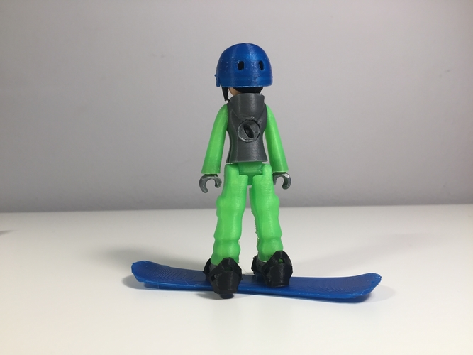 Snowboarder girl 3D Print 199253 Snowboarder girl 3D Print 199253