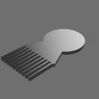 Small simple comb 3D Printing 200023