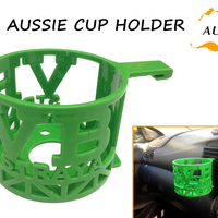Small Aussie Car Cup Holder 3D Printing 200056